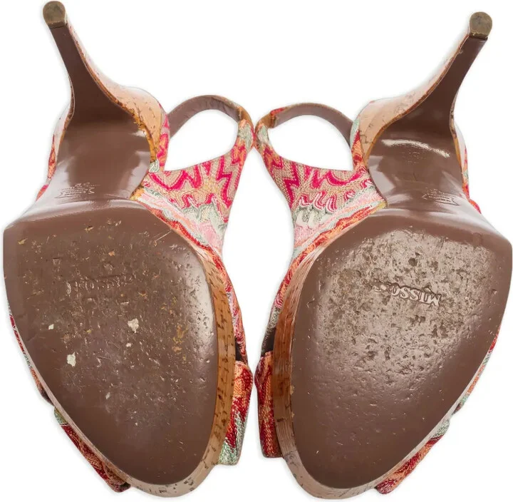 135mm Platform Slingback Sandals - Image 4