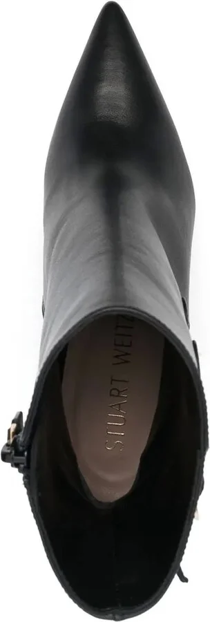 135mm Pointed Leather Boots - Image 4