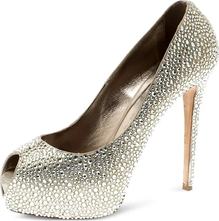 135mm Rhinestone-Embellished Pumps - Image 2