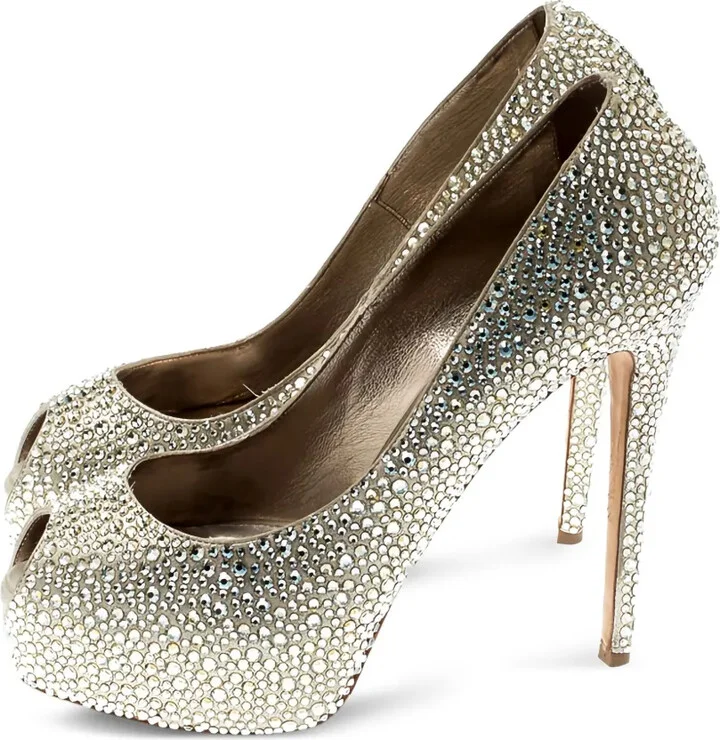 135mm Rhinestone-Embellished Pumps - Image 5