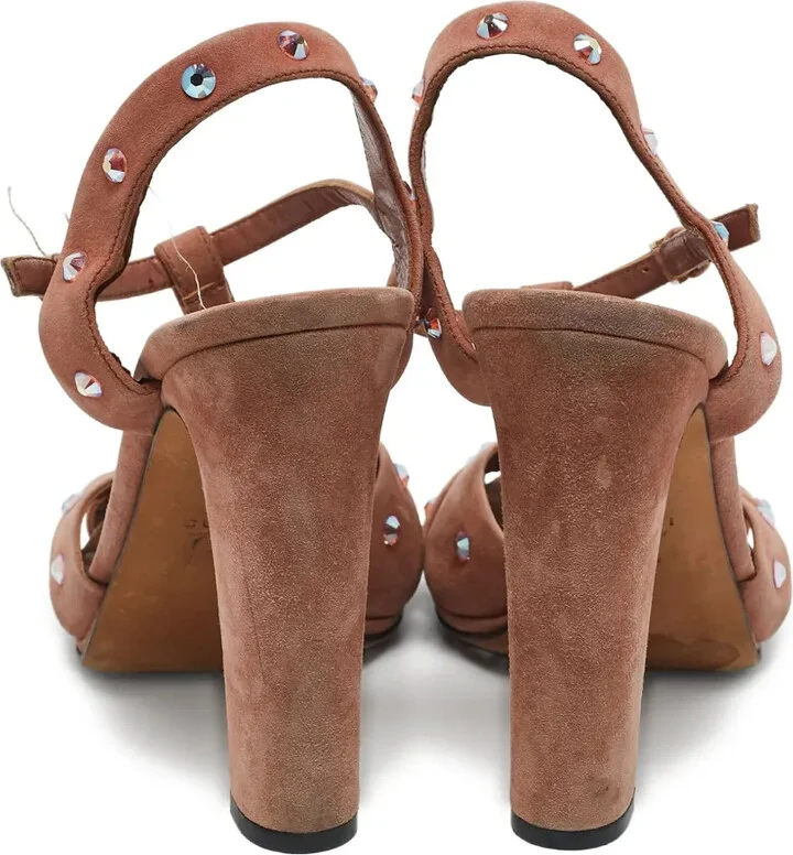 135mm Rhinestone-Embellished Sandals - Image 3