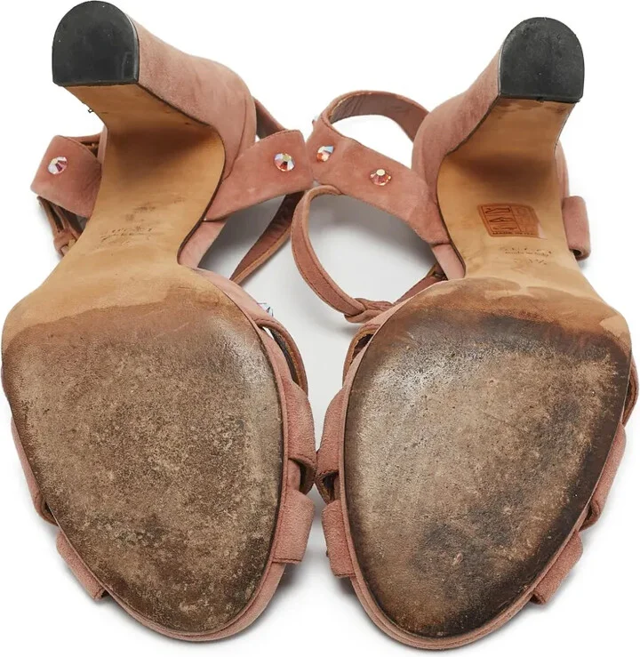 135mm Rhinestone-Embellished Sandals - Image 4