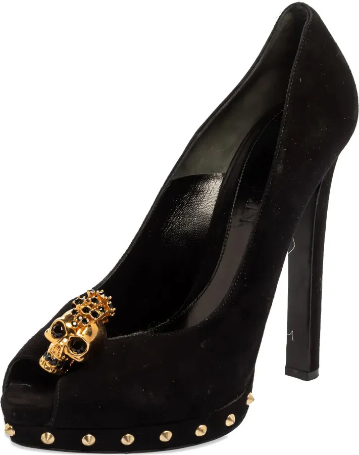 135mm Skull-Embellished Pumps - Image 2