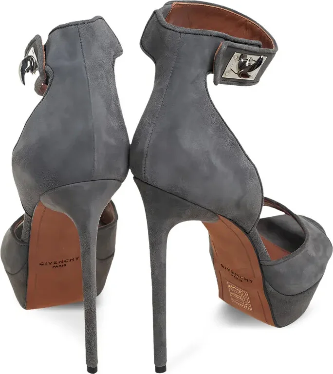 135mm Suede Sandals - Image 3