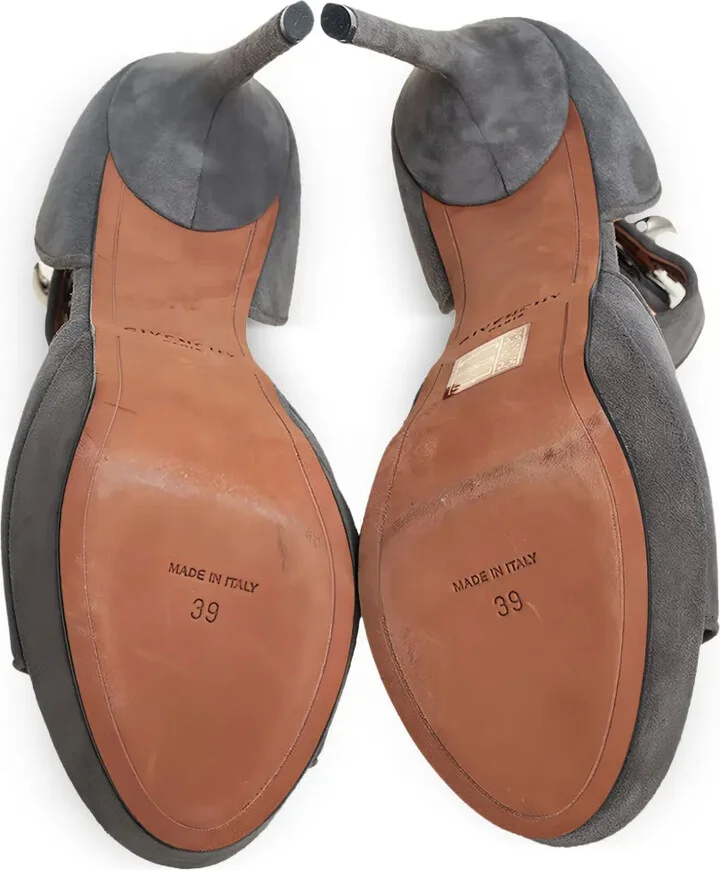 135mm Suede Sandals - Image 4