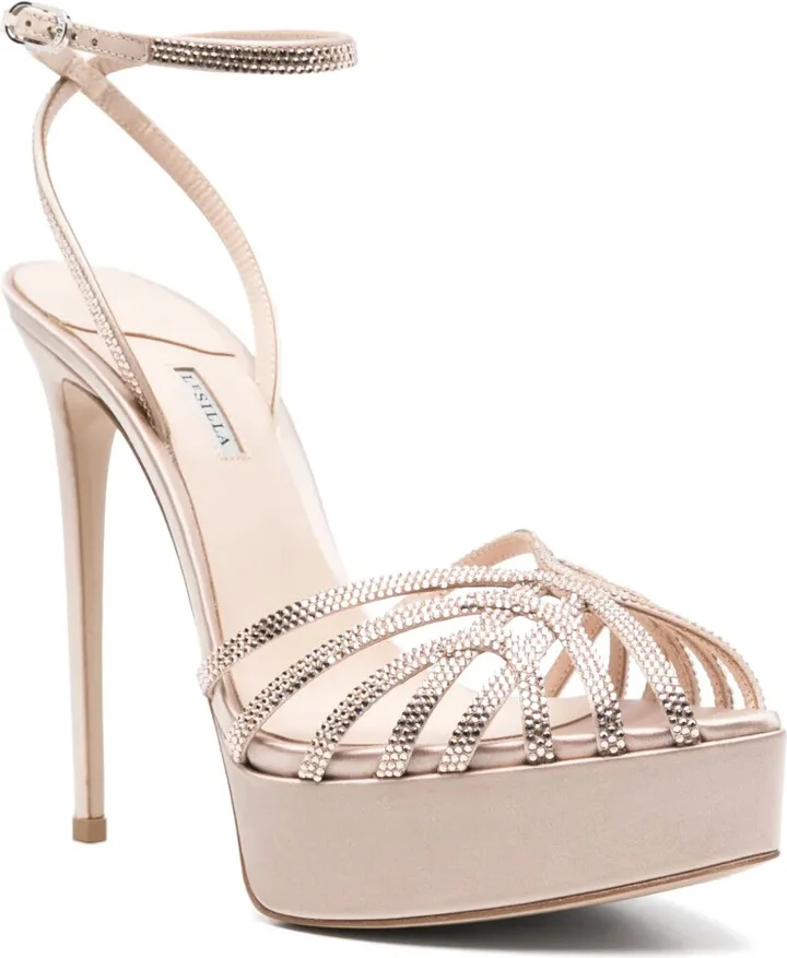 140m Crystal-Embellished Sandals - Image 2