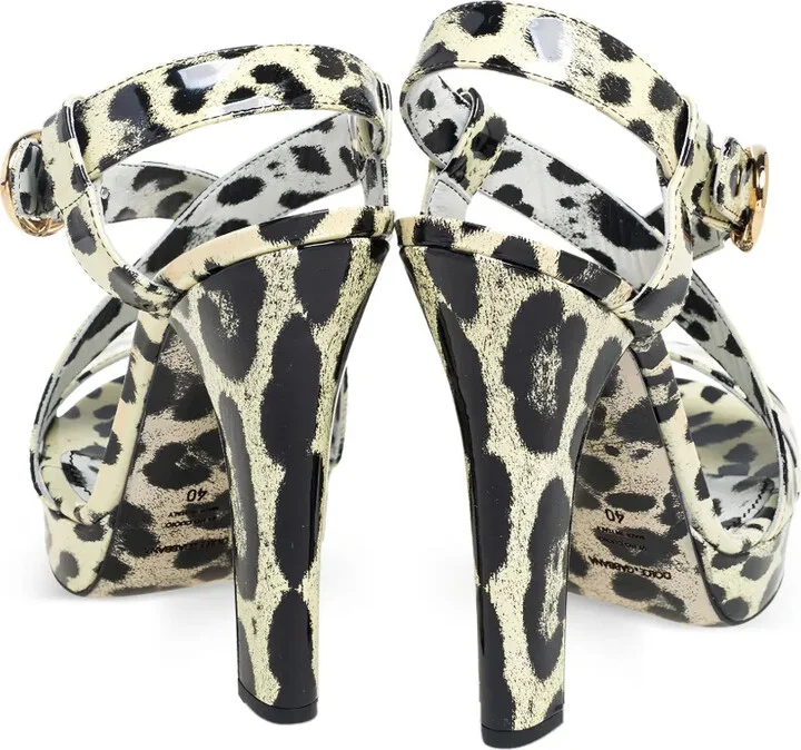 140mm Animal-Print Sandals - Image 4