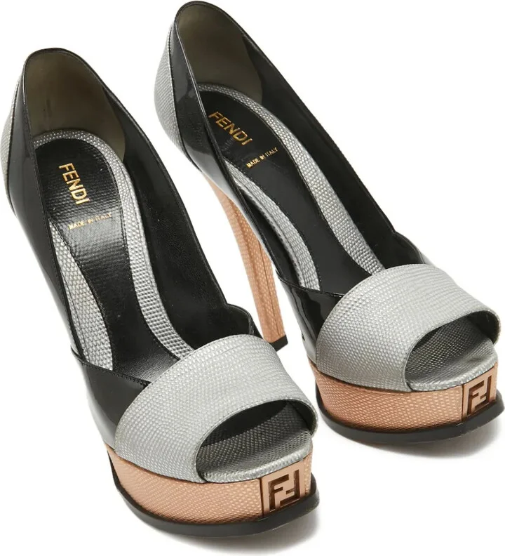 140mm Colourblock Pumps - Image 3