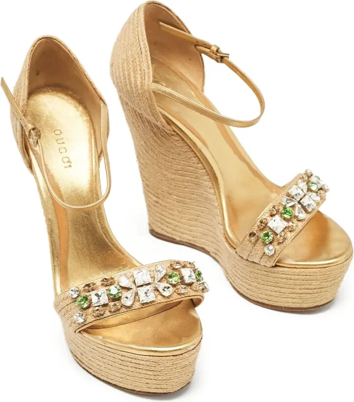 140mm Crystal-Embellished Sandals - Image 2
