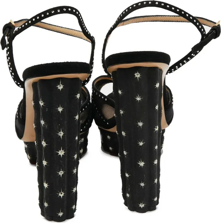 140mm Crystal-Embellished Sandals - Image 3