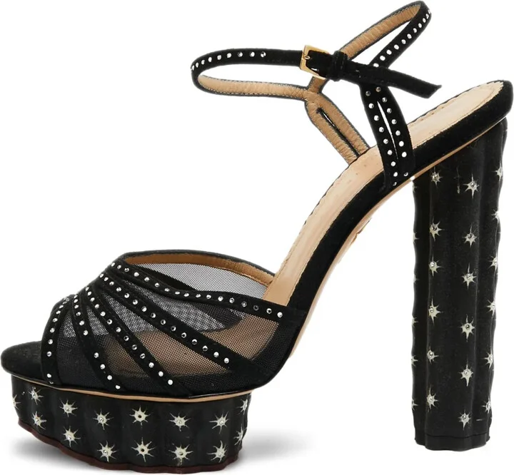 140mm Crystal-Embellished Sandals