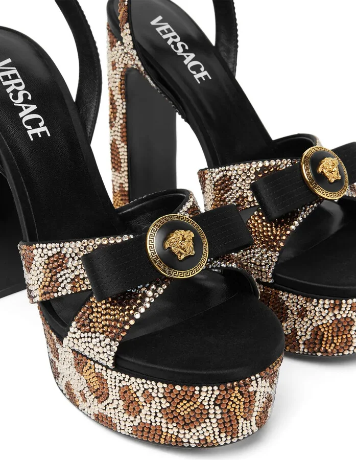 140mm Crystal-Leopard Sandals - Image 3