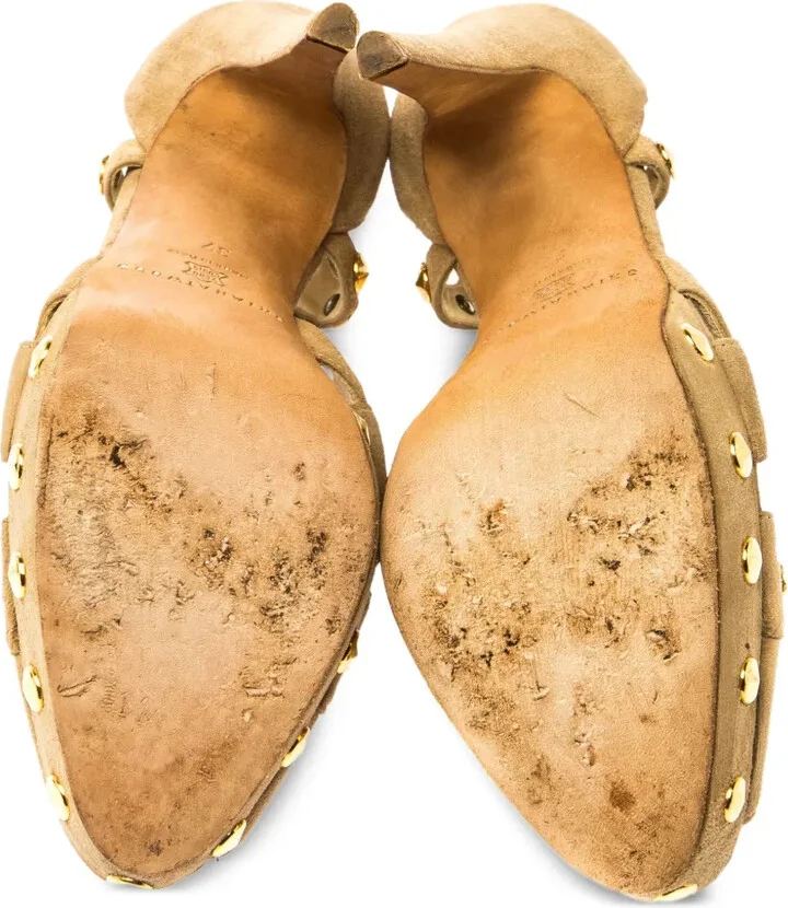 140mm Cutout Studded Sandals - Image 4