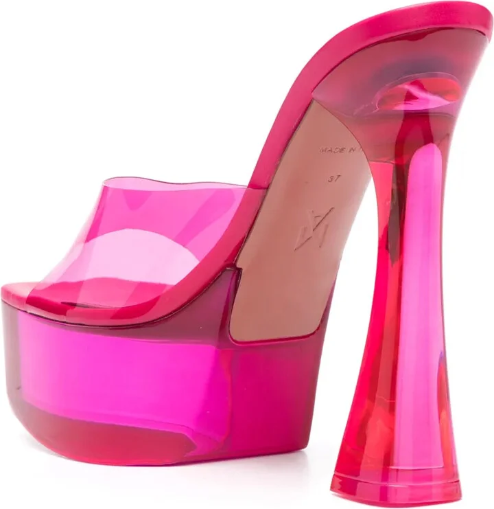140mm Dalida Glass platform sandals - Image 3