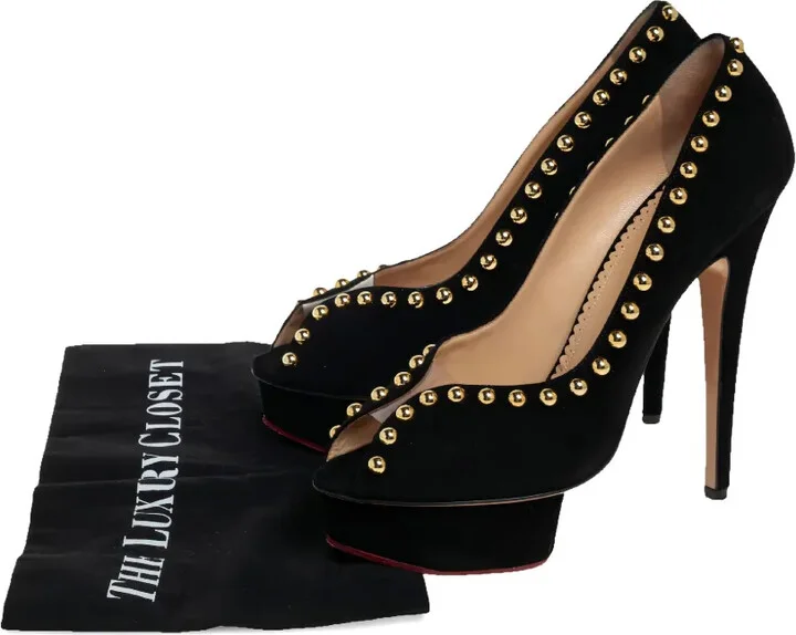 140mm Dolly studded platform pumps - Image 5