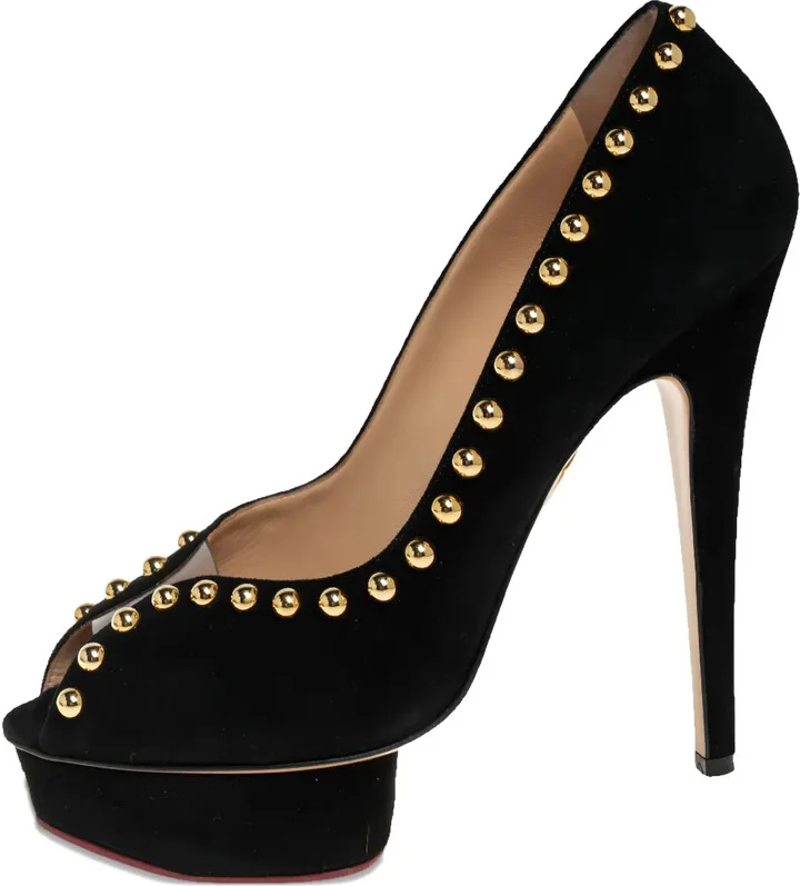 140mm Dolly studded platform pumps