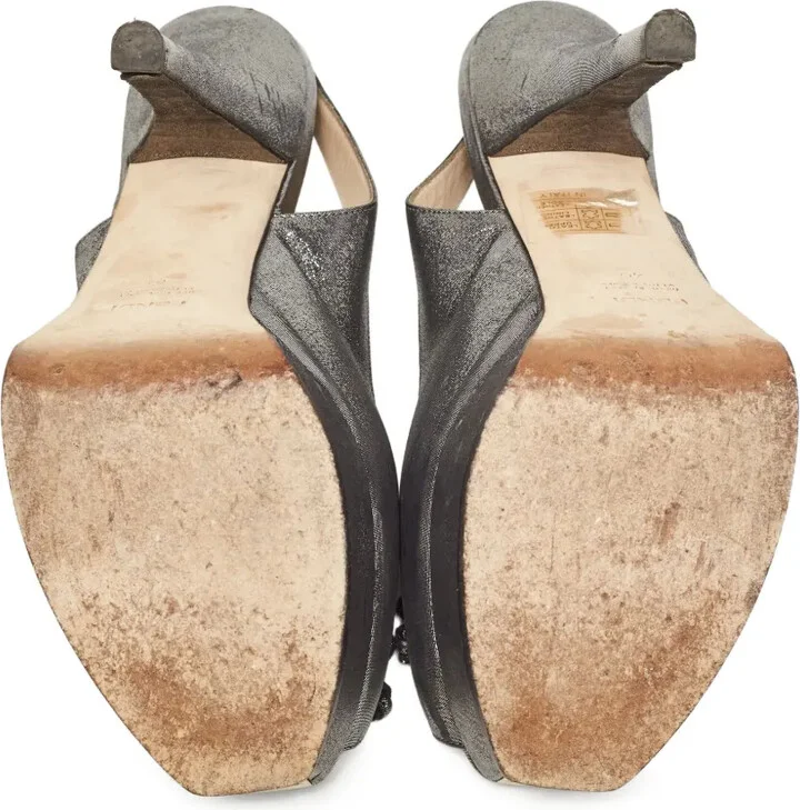 140mm Fendista Bow sandals - Image 4