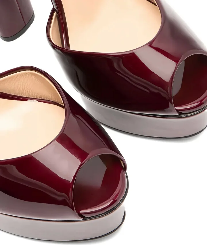 140mm Flora platform sandals - Image 3