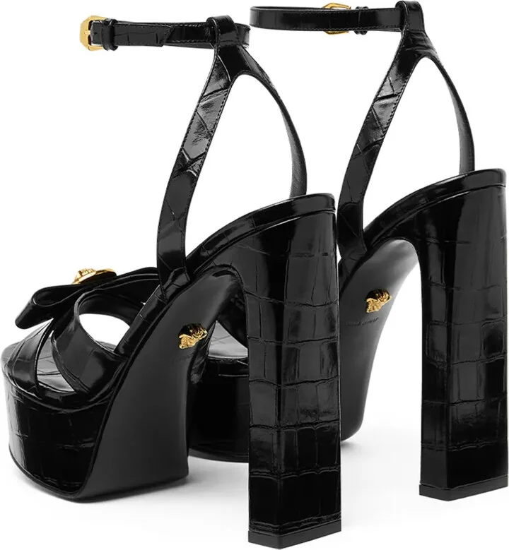 140mm Gianni Ribbon sandals - Image 3