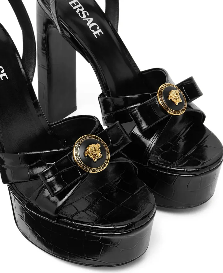 140mm Gianni Ribbon sandals - Image 4