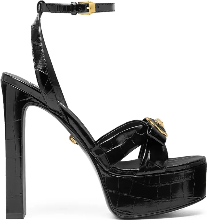 140mm Gianni Ribbon sandals