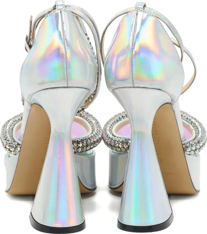 140mm Kimberly crystal platform pumps - Image 2