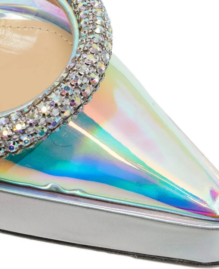 140mm Kimberly crystal platform pumps - Image 4