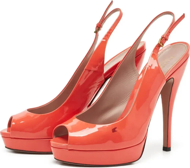 140mm Leather Heeled Pumps - Image 2