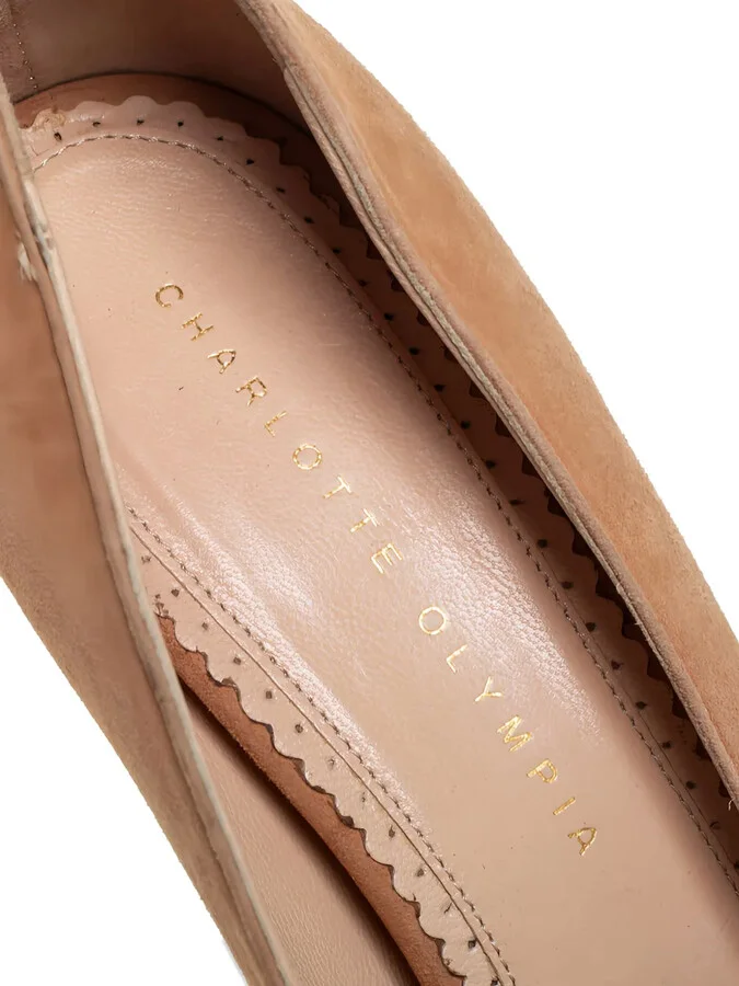 140mm Leather Heeled Pumps - Image 5