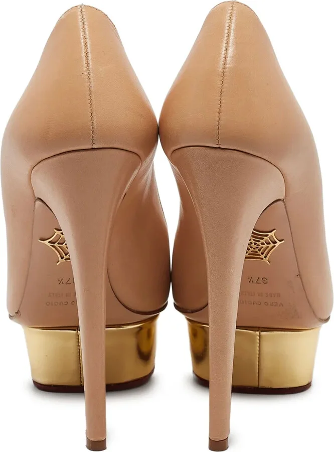 140mm Leather Pumps - Image 4