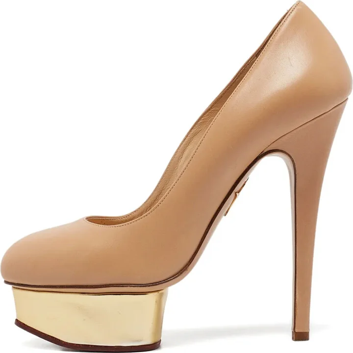 140mm Leather Pumps