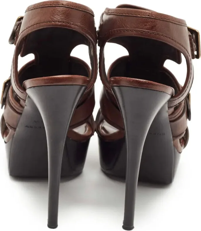 140mm Leather Sandals - Image 3