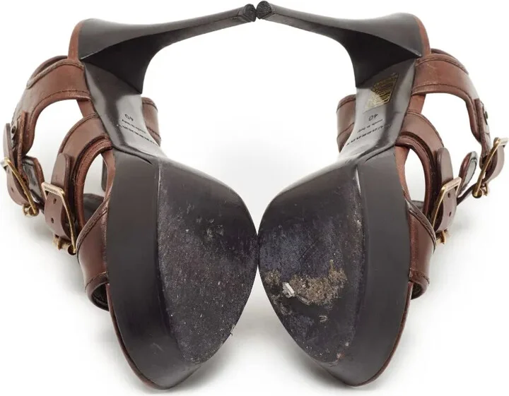140mm Leather Sandals - Image 4