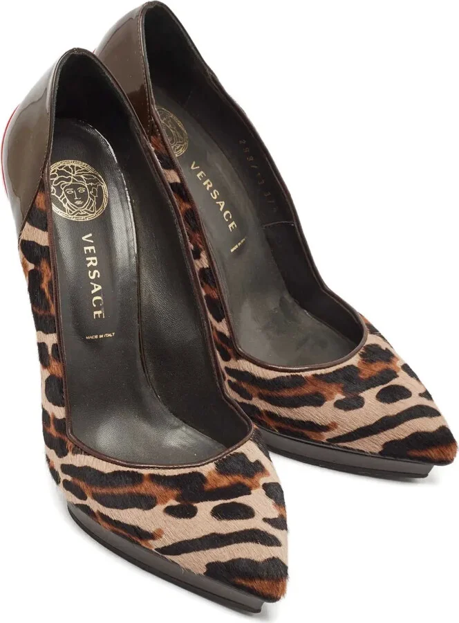 140mm Leopard-Print Pumps - Image 2