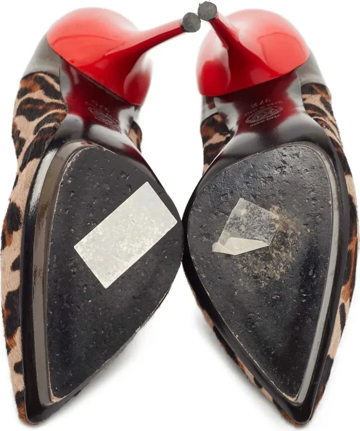 140mm Leopard-Print Pumps - Image 4