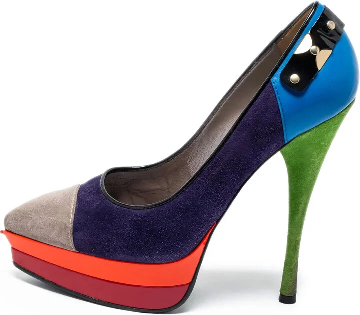 140mm Panelled Pumps