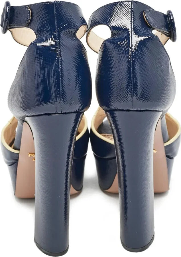 140mm Patent-Leather Platform Sandals - Image 4