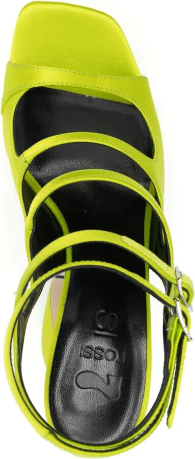 140mm Platform Leather Sandals - Image 4