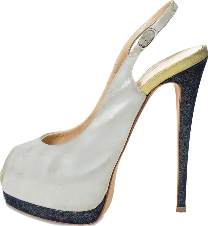 140mm Platform Slingback Sandals - Image 2