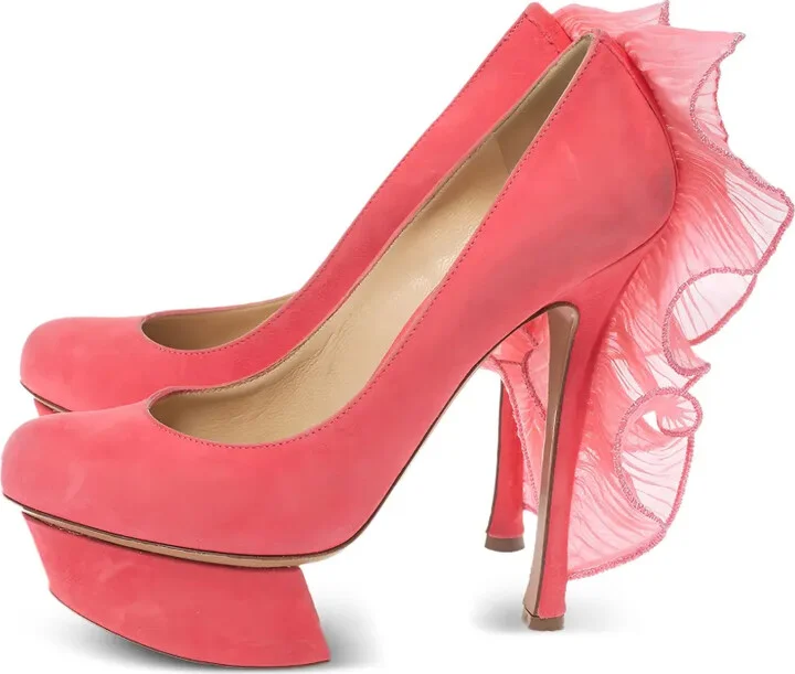 140mm Ruffled Pumps - Image 3