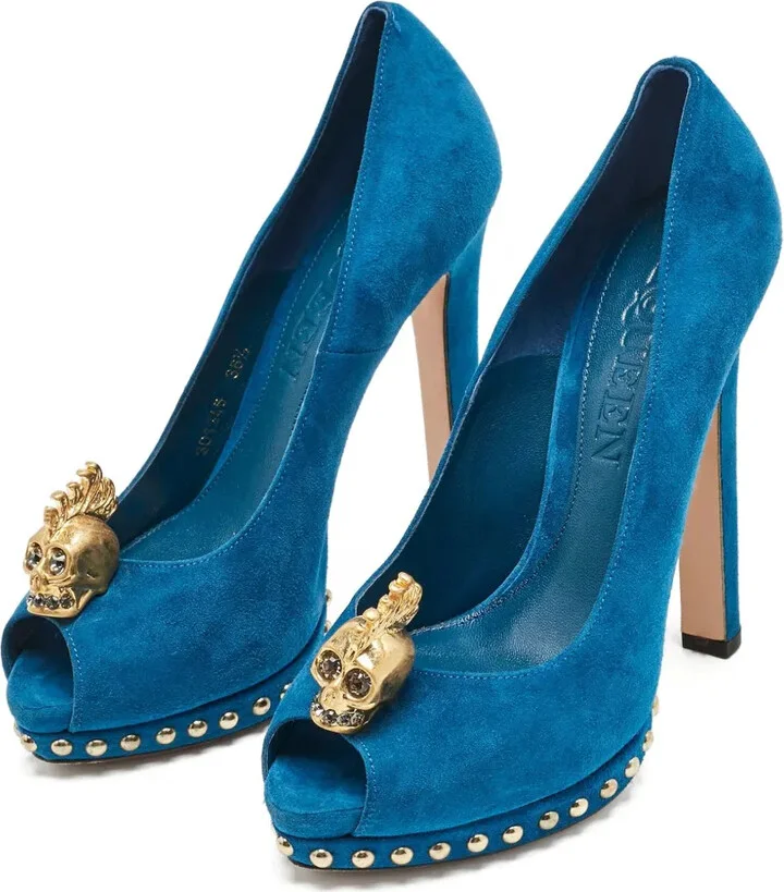 140mm Skull-Appliqué Pumps - Image 2