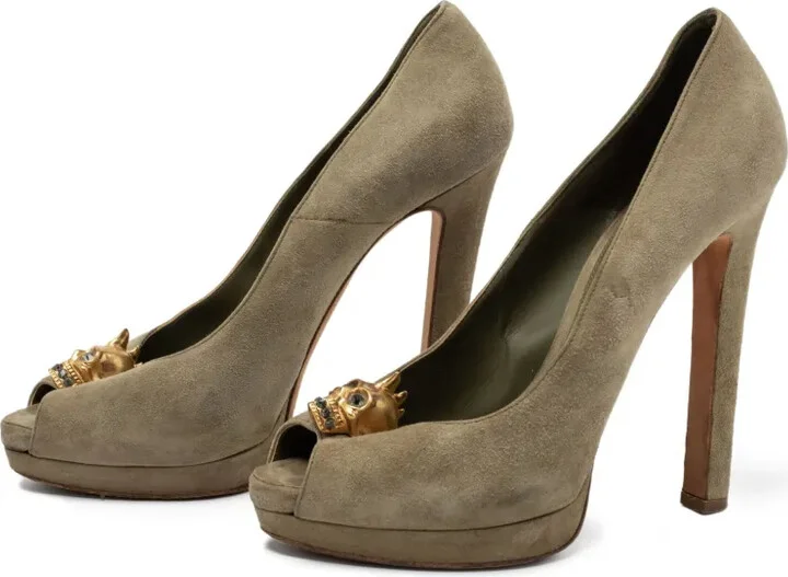 140mm Skull-appliqué pumps - Image 2