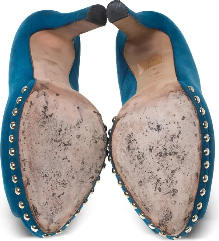 140mm Skull-Embellished Peep-Toe Sandals - Image 5
