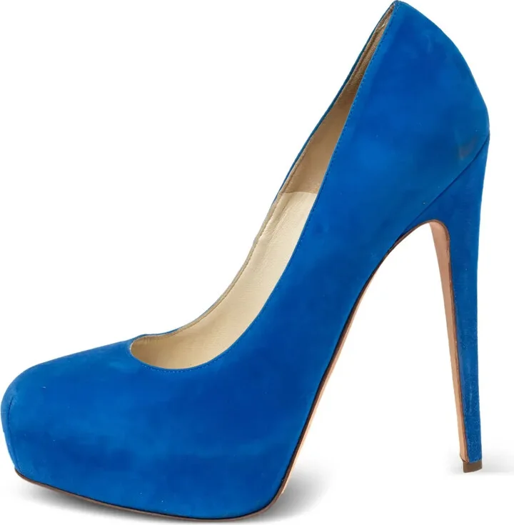 140mm Suede Heeled Pumps - Image 4