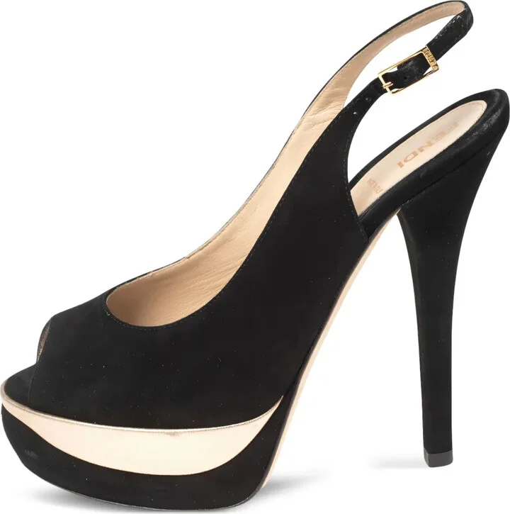 140mm Suede Pumps