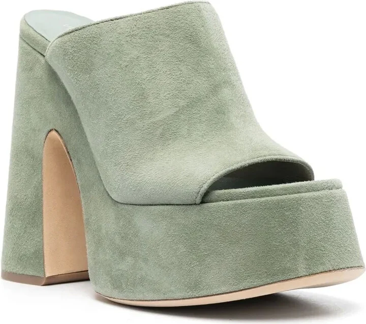 140mm Suede Sandals - Image 2