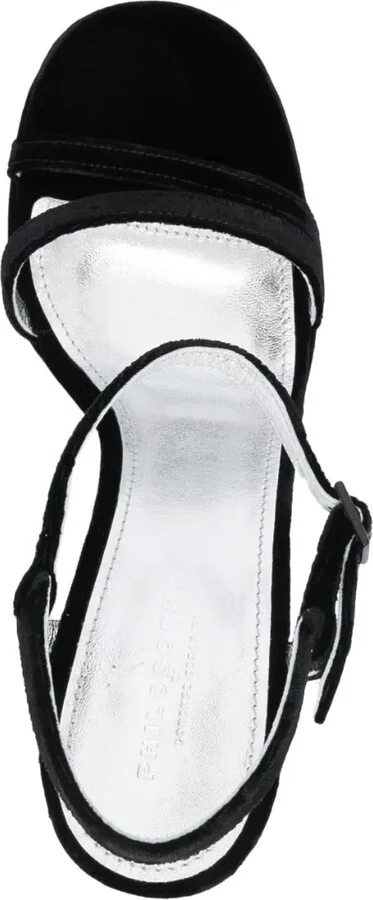 140mm Velvet-Finish Sandals - Image 4