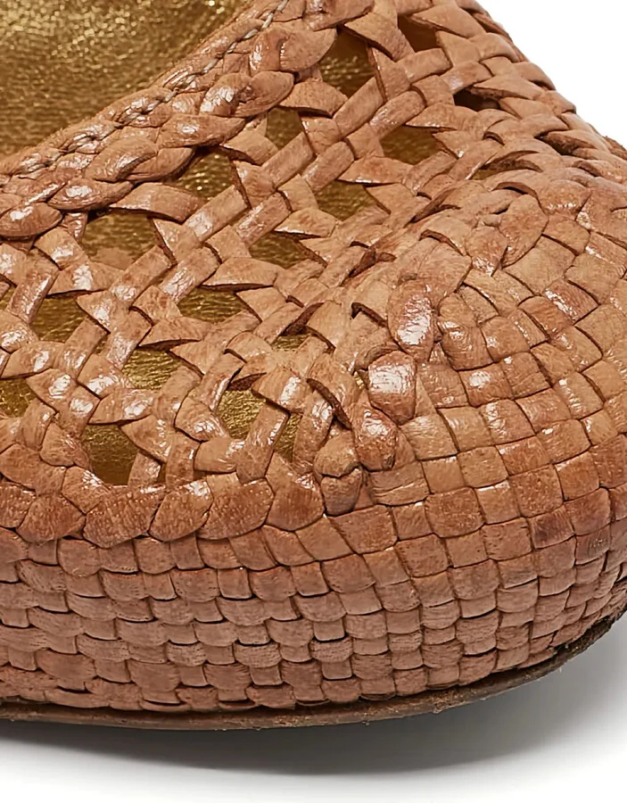 140mm Woven Platform Pumps - Image 5