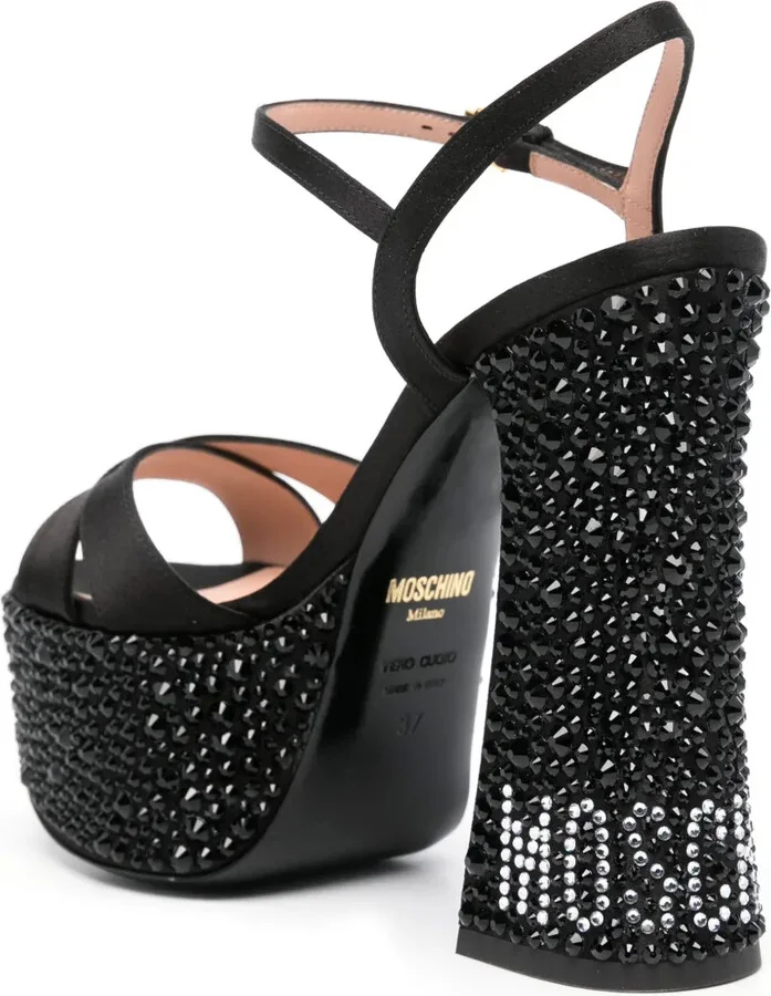 145mm Crystal-Embellished Sandals - Image 3