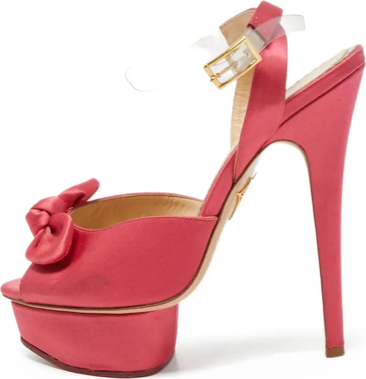 145mm Leather Heeled Sandals